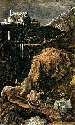Joos de Momper Landscape with the Temptation of Christ Spain oil painting artist